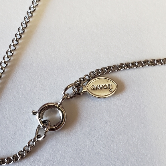 Avon Vintage Crystal Bead Station Necklace 30" - Picture 3 of 5